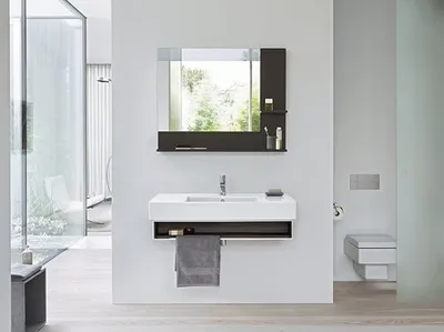 Obrázek produktu pro Umyvadlo na skříňku DURAVIT sanitární keramika bílá 105 x 49 0329100000
