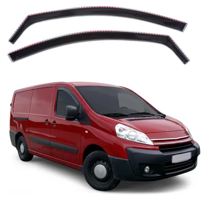 Image de GP Déflecteurs Deflecteurs D'Air Pour Citroen Jumpy 2007-2016 2pcs, Aérodynamique, Montage Facile