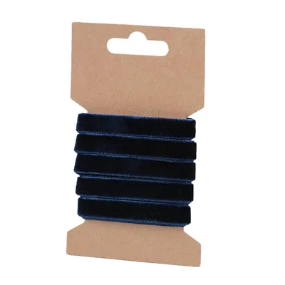 Samtband Zierband 3m marineblau
