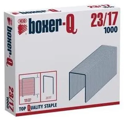 Image de Agrafes pour agrafeuse Boxer-Q, 23/17, 1 000 pièc