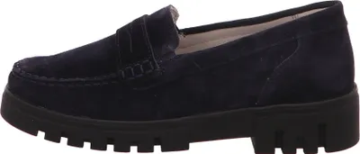 Immagine prodotto di Waldläufer mocassino da donna in pelle blu 9
