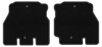 Image de Tapis arrière en moquette pour Jeep Wrangler JL 2018-2023 (5 portes) – 2 pièces, noirs, sur mesure – Wielganizator LUX