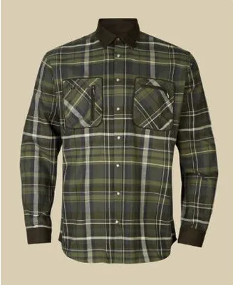 Produktbild von Härkila Herren Pajala Flanellhemd olive L