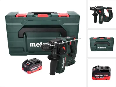 Produktbild von Metabo BH 18 LTX BL 16 Akku Bohrhammer 18 V 1.3 J SDS-plus Brushless + 1x Akku 8,0 Ah + MetaBOX - ohne Ladegerät