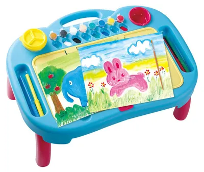 Produktbild von Tragbares Zeichenbrett-Set von Playgo – 19-tlg.