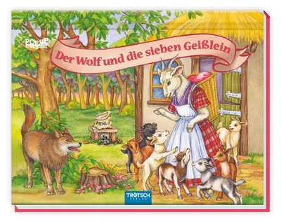 Immagine prodotto di Trötsch Märchenbuch Pop-up-Buch Der Wolf und die sieben Geißlein