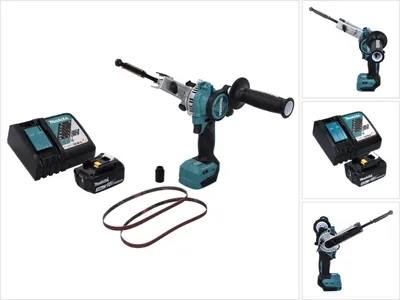 Produktbild von Makita DBS 180 RF1 Akku Bandfeile 18 V 9 x 533 mm Brushless + 1x Akku 3,0 Ah + Ladegerät
