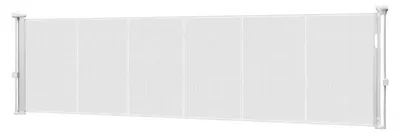 Imagen del producto de Barrera de seguridad, de ancho ajustable, diseño extensible, color blanco