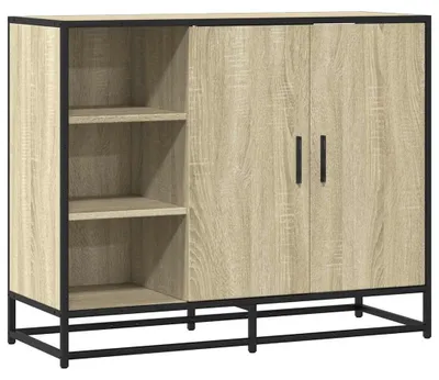 Image de Buffet Sonoma en bois, dimensions : 92 x 35 x 76 cm