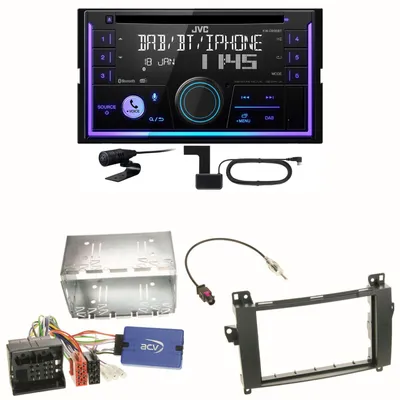 Produktbild von JVC KW-DB95BT Bluetooth Digitalradio Einbauset für Mercedes A W169 B Klasse W245