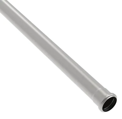 Obrázok produktu pre Odpadová rúrka Blücher, EuroPipe, s objímkou, nerezová oceľ 1.4404, DN50, 50 × 500 mm, 1 ks.