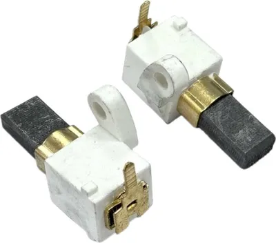 Produktbild von Trade-Shop 2x Motorkohlen Kohlebürsten 6x11x19,5mm mit Halter für Stihl MSE140C, MSE160C, MSE180C, MSE200C ersetzt 12080071001, 1208-007-1001
