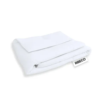 Produktbild von RIBECO GERMANY Daunenbettdecke 135x200 cm – Wärmeklasse leicht – kuschelige Decke mit Temperaturregulierung und Kassettensteppung