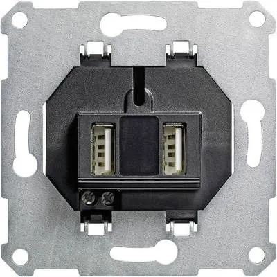 Immagine prodotto di GIRA inserto presa USB Standard 55, E2, Event trasparente, Event, Event opaco, Esprit, ClassiX, System 55 235900 (235900)
