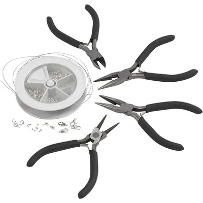 Obrázek produktu pro Creativ Company 99128, Sada šperků, Stříbrná, 1 kusů, 5 m