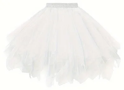 Produktbild von Boolavard 80er Jahre Tutu Rock für Erwachsene, mehrlagiger Tüll-Petticoat, Hallo