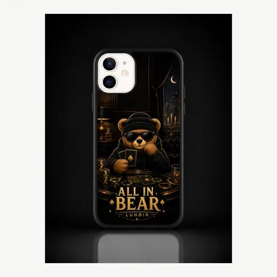 Image de Coque de protection pour iPhone 12 / 12 Pro, avec motif ours – LUNØIR ©