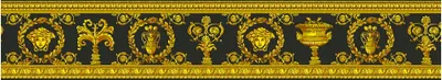 Produktbild von A.S. Creation Versace 3 | 343051 | Vliestapete Borten | 0.09 m x 5 m | Gelb