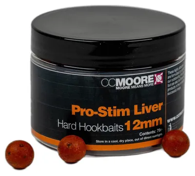 Produktbild von CCMoore Pro-Stim Liver Hard Hookbaits 12 mm