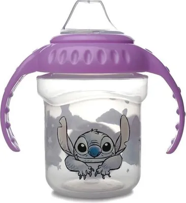 Immagine prodotto di Tazza con beccuccio, 250 ml, cannuccia in silicone, a prova di perdite, THERMOBABY Lilo & Stitch Design