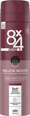 Immagine prodotto di 8 x 4 Deodorante Spray Uomo - N. 18 Millions Nights - Deodorante - Per uomo - 150 ml - 1 pezzo