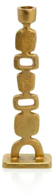 Immagine prodotto di Bazar Bizar Portacandela in ottone oro 10x5,5x30,5 cm