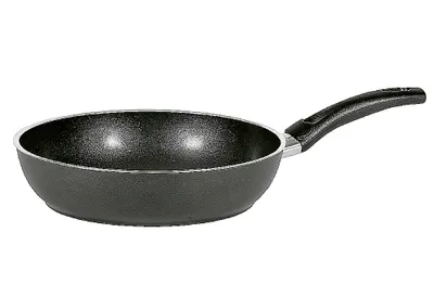 Zdjęcie produktu dla Karl Krüger 1020P, Okrągły, Patelnia uniwersalna, Czarny, Aluminium, Aluminium, Ceramika, Gaz, Halogen, Indukcja, Płyta jednolita