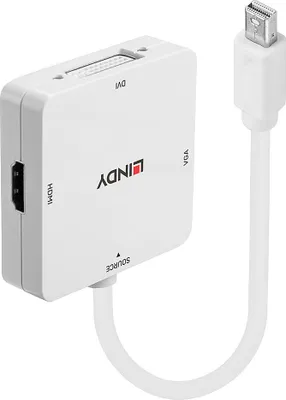 Produktbild von Lindy 41035 Videokabel-Adapter 0,2 m Weiß