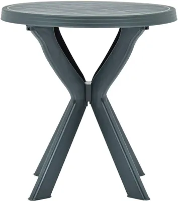 Produktbild von Grüner Bistrotisch aus Kunststoff, Ø70 cm, für Balkon und Terrasse