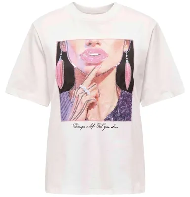 Productafbeelding van T-shirt Only 15363474-LIPS voor Dames