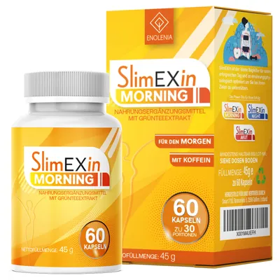 Produktbild von Enolenia® SlimEXin Morning Burn - hilft gegen Hungеrgefühl – Appеtitzügler – schnell abnеhmen – natürliche Inhaltsstoffe für Frauen + Männer
