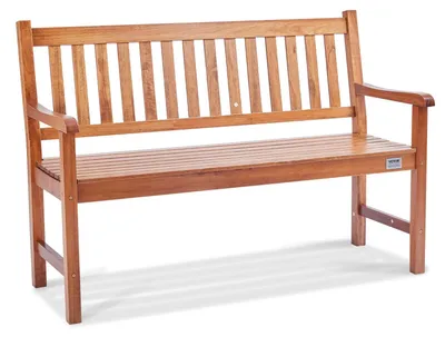 Image de Banc de jardin - Banc d'extérieur - Banc public - Banc en bois - Banc d'assise - Bois massif de haute qualité - Capacité de charge : 363 kg