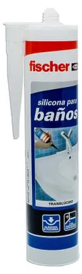 Image de Silicone Sanitaire Transparent Fischer étanchéité Durable Et Antifongique - Fischer