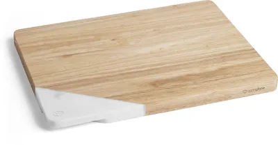 Produktbild von SPRINGLANE Schneidebrett - Kautschukholz & Marmor - 43 x 32 x 2,5 cm - Marmorbrett