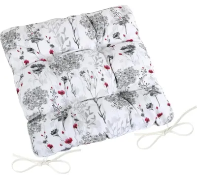 Zdjęcie produktu dla Poduszka DITA pikowana - 40x40 cm - szara, czerwona, biała