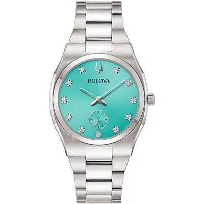 Produktbild von Nur Zeit Bulova Silber Kollektion Surveyor Ladies - frau