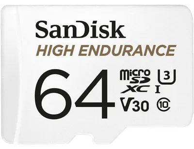 Zdjęcie produktu dla Karta SD MicroSD 64 GB SanDisk High Endurance SDXC