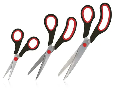 Produktbild von BANKETT-Set Schere für den Haushalt KULINARISCH, 3 St., schwarz/rot