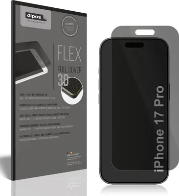 Immagine prodotto di Pellicola protettiva Privacy per Apple iPhone 17 Pro Protezione Antiurto Anti-Shock