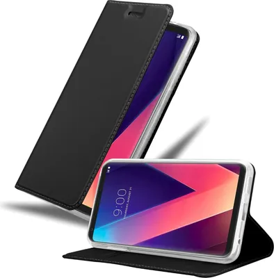 Obrázok produktu pre Cadorabo puzdro na mobilný telefón pre LG V30 Protective Case in Black Cover Case Booklet
