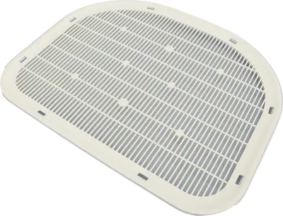 Zdjęcie produktu dla Mata pod żwirek dla kota, wielowarstwowa filtracja, wielokrotnego użytku, szczelna, do wyłapywania kociąt dla zwierząt domowych, szara