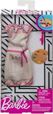 Produktbild von Mattel FXH98 - Barbie Fashions Berufsoutfit: Malerin