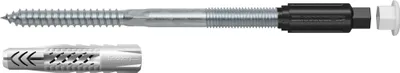 Obrázok produktu pre Fischer 512173, Súprava skrutiek a hmoždiniek, pórobetón, Betón, Murivo, Tehla, Plast, M10, 1,2 cm, 70 mm