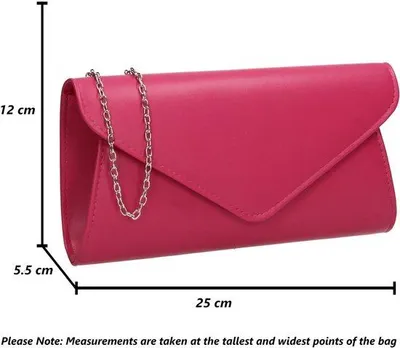 Produktbild von Fuchsia-Leder-Handtasche für Damen