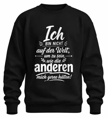 Imagen del producto de No estoy en este mundo para llevar una sudadera con el mensaje "Sarcasmo", color , talla L