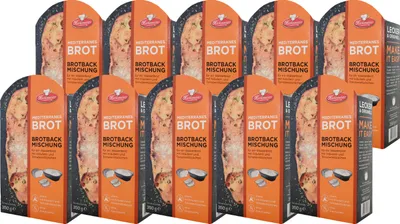Produktbild von Küchenmeister Brotbackmischung Mediterranes Brot mit Backschale ( 10 x 350 g )