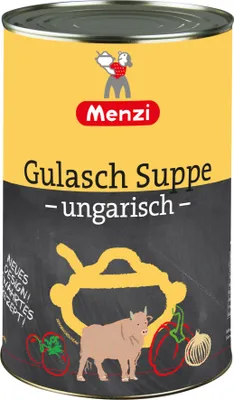 Obrázek produktu pro Gulášová polévka Menzi připravená k podávání