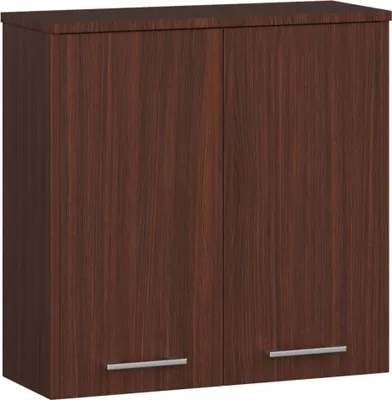 Produktbild von Badezimmer-Hängeschrank FIN Wenge 60 cm 2 Türen 2 Regalböden B60xH60xT22,5 cm