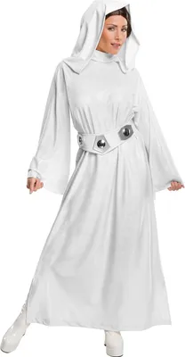 Produktbild von Star Wars - Kostüm-Kleid ‘” ’Prinzessin Leia“ - Damen BN4948 (S) (Weiß)