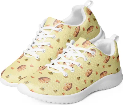 Produktbild von Mr. & Mrs. Panda Damen Sneaker Igel Kuchenstück Größe 36 - Gelb - Geschenk, Einladung Party, Torte, Geburtstagskuchen, Kuchen, Fitnessschuh, Lustige Sprüche, Sportschuh